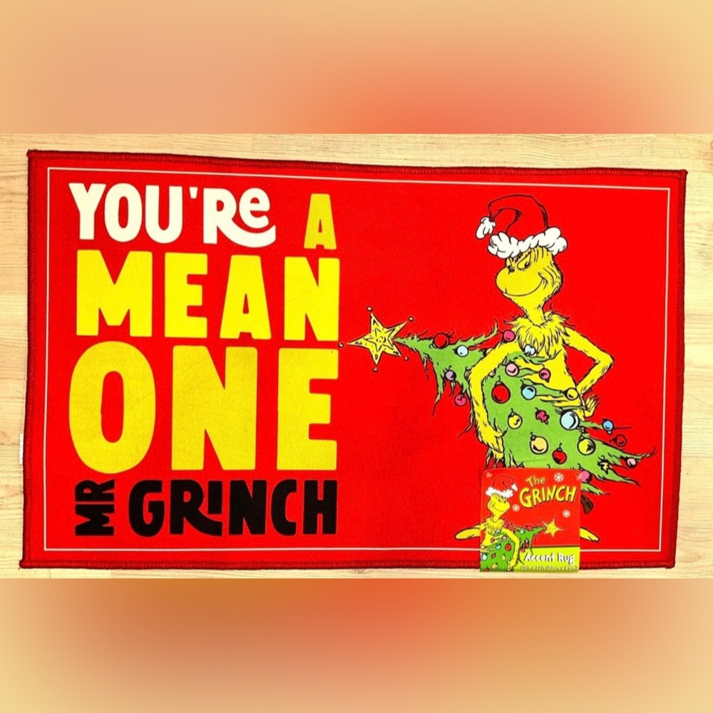 The Grinch Kitchen Area/Sink Rug RED 20X32